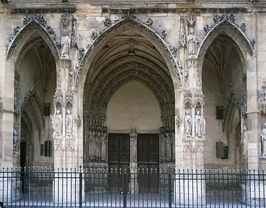 The Gothic porch, or fore-hall, unique in Paris (1435)