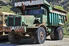 Aveling-Barford dump truck