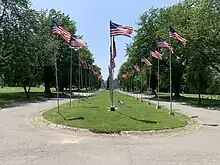  Avenues of 444 Flags in Hermitage, Pennsylvania