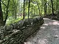 Avoca Park WPA stone wall