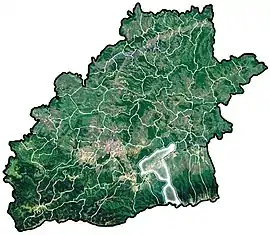 Location in Sibiu County