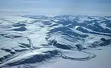 A glacier on southernAxel Heiberg Island