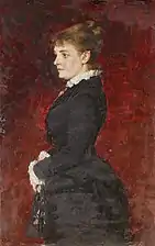 Lady in a Black Dress (1882)