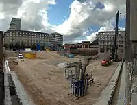 The construction site of the Scala Project