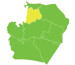 Ayn Issa nahiya within Raqqa Governorate