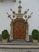 Door of the Olivenza's city hall, also Manueline