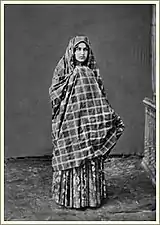 Young Azeri girl from Şamaxı, 1883