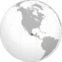 Maximum extent of the Aztec Empire