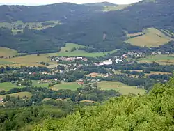 Bílý Potok as seen from Ořešník