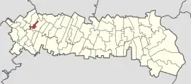 Location in Ialomița County