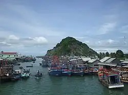 Fishing quay at Ba Hòn