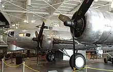 B-17 being restored