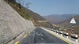 B.P. Highway at Bardibas- Sindhulibazar section