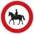 B 31: No animal riders