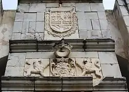 Coats of arms on the exterior Facade