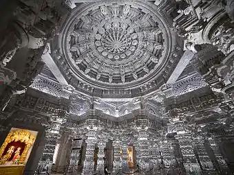 Mandir interior dome