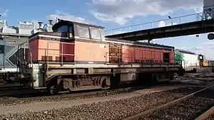 Picture of diesel locomotive