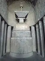 The stupa in the chaitya