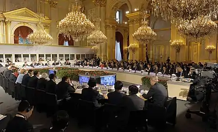 The Throne Room during the opening ceremony of the Asia–Europe Meeting in 2010