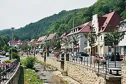 Main street in Berggießhübel