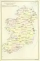 Map of constituencies in Ireland