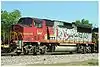 BNSF#122, a GP60M owned by the Burlington Northern Santa Fe RR, formerly an ATSF unit