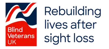 Blind Veterans UK logo.