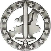 Cap badge of Eurocorps.