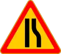 1.18.2 Narrowing of the road on the right