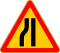 1.18.3 Narrowing of the road on the left