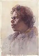 B E Minns, Australian Aboriginal Female, Sydney, 1895