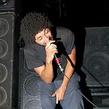 Performing live at Numbers in Houston, 2008