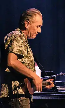 Slagsvold at a concert at Cosmopolite Scene in 2016