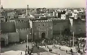 Bab Diwan and Old view of Sfax (1954)