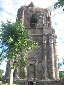 Image 9A leaning belfry of St. Andrew Church, in Bacarra town, province of Ilocos Norte