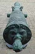 Bacchus head of a 24-pounder. Caliber 151 mm.