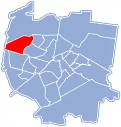 Location of Osiedle Bacieczki within Białystok