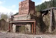 Backbarrow Furnace stack.