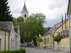Thermal spa and the church