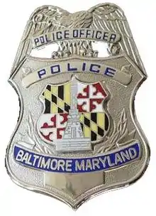 Badge of the Baltimore Police Department