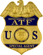 An ATF agent's badge