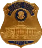 Badge of a USSS Uniformed Division officer