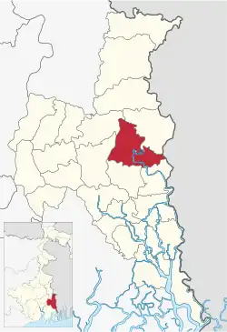 Location of Baduria