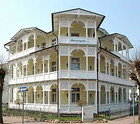 Typical Resort architecture of Binz