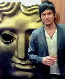 Saxton at a BAFTA Screening in London
