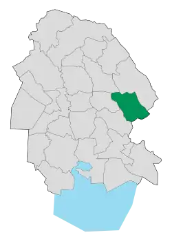 Location of Bagh-e Malek County in Khuzestan province