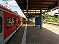 S-Bahn platform with S-Bahn