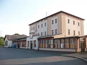 Werdau station, entrance building (2016)
