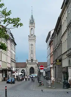Tower with steeple