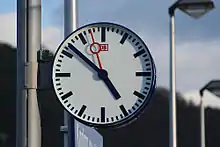 The DCF77 time signal is used by organizations like the Deutsche Bahn railway company to synchronize their station clocks